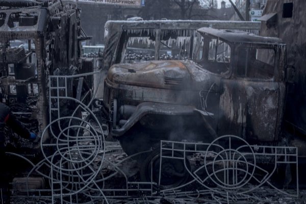 Ранковий Київ після побоїща. ФОТО