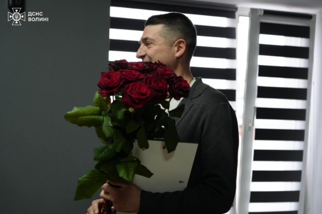 На Волині рятувальники провели на заслужений відпочинок свого колегу