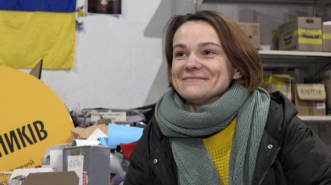 Волонтерка Руслана Порицька. Фото: Суспільне Луцьк