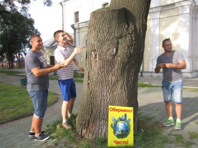 Не смітити: у місті на Волині з'явились оригінальні таблички. ФОТО