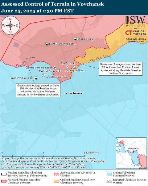 Нові карти боїв: ISW показав, де могли просунутися російські війська