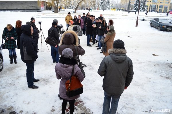 У Луцьку протестують через імпортні ліки. ФОТО