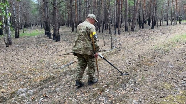 Волинські вибухотехніки – на розміновуванні деокупованих територій. Архівне фото: Нацполіція Волині