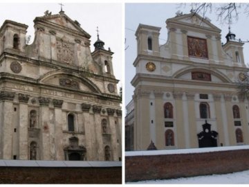 Відреставрований костел в Олиці з висоти пташиного польоту. ВІДЕО