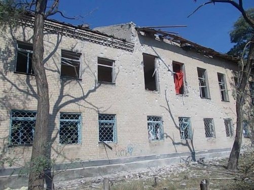 Обстріляне Сніжне. ФОТО