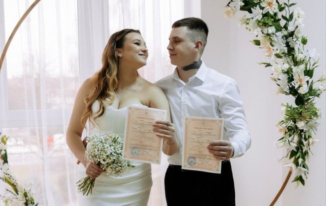 Розвідник з Волині одружився у перший день нового року
