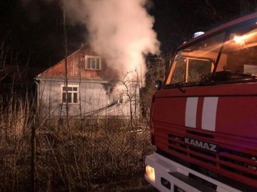 У місті на Волині вночі горів будинок 
