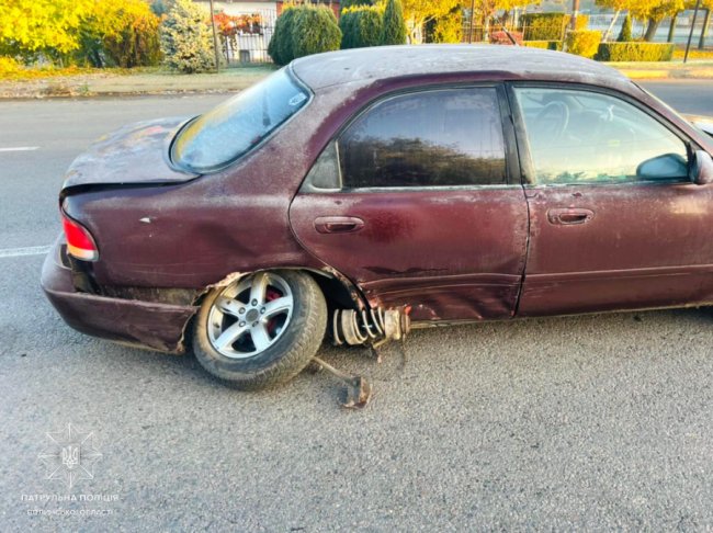 У селі біля Луцька водій зловив ґаву і спричинив ДТП. ФОТО