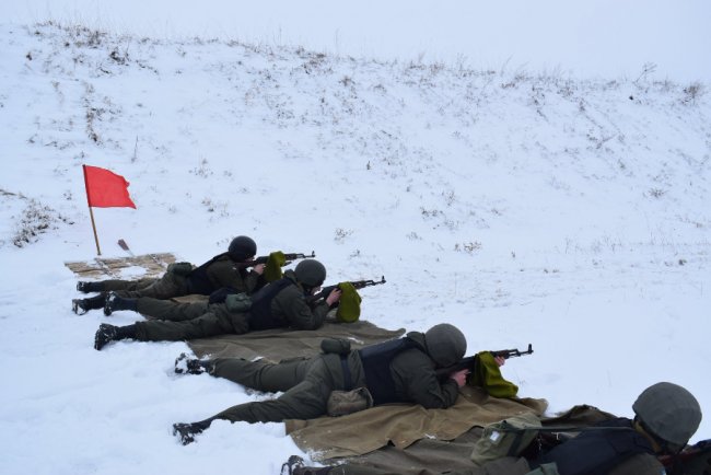 Луцькі нацгвардійці пройшли бойову підготовку. ФОТО