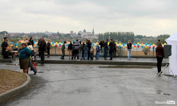 У Луцьку відкрили оглядовий майданчик з панорамою Старого міста. ФОТО