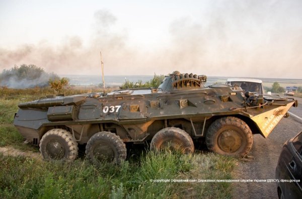 Пункт пропуску «Маринівка» після бою з терористами. ФОТО. ВІДЕО