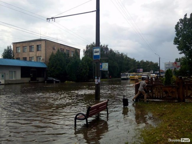У Луцьку - «потоп» на Конякіна