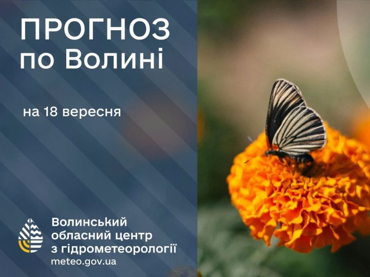 Погода у Луцьку та на Волині: які прогнози синоптиків на п'ятницю, 18 вересня