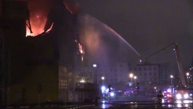 Поблизу Москви горів великий торговий центр