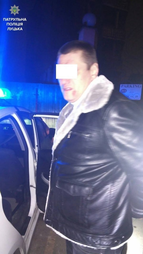 Луцького сімейного дебошира впіймали п’яним за кермом