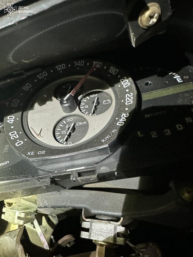 Луцькі рятувальники деблокували водія з потрощеної автівки