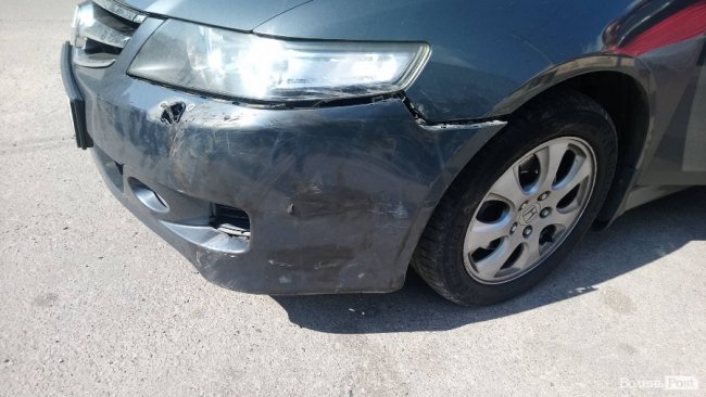 Аварія у Луцьку: зіткнулись Honda і Skoda. ФОТО