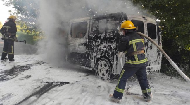 На Волині горіла вантажівка. ФОТО. ВІДЕО