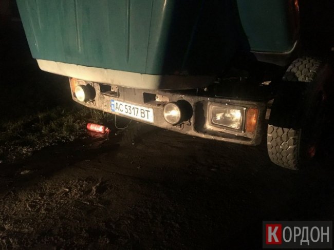 На Волині вночі горіла вантажівка. ФОТО