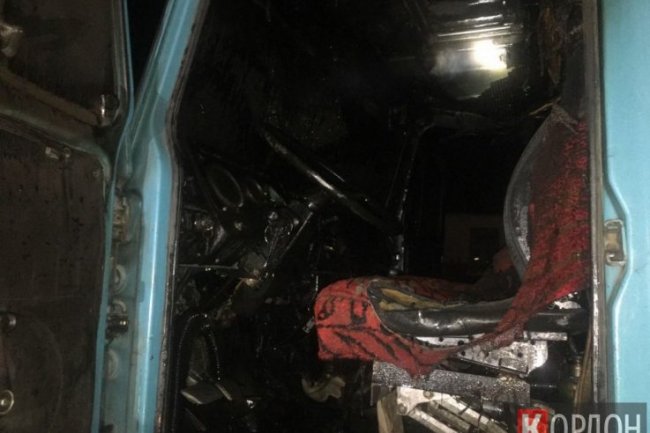 На Волині вночі горіла вантажівка. ФОТО