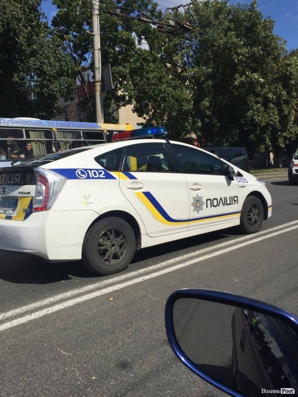 ДТП в Луцьку: в автівку копів врізався джип. ФОТО