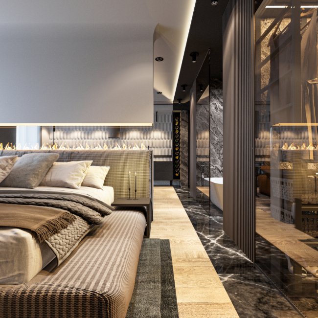 «Розумне» скло, кухня-привид і зона для плейстейшен: чим «начинена» холостяцька квартира у ЖК «StyleUP»*