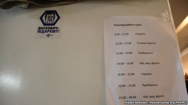 Графік харчування Євромайдану