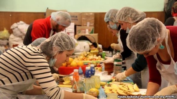 Кухня Євромайдану в Києві. ФОТО