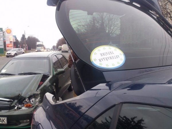 В Луцьку керівник «Автомайдану України» потрапив у ДТП. ФОТО