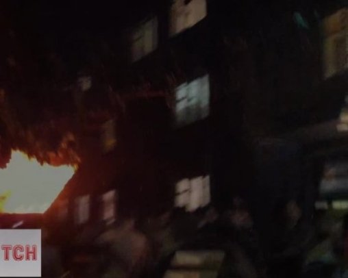 У Києві палав гуртожиток КПІ. ФОТО. ВІДЕО