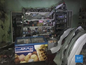 У селі на Волині горів магазин. ФОТО
