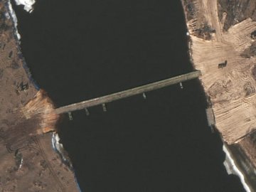 Понтонний міст через Прип’ять у Білорусі зник 