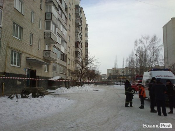 У Луцьку «замінували» дев'ятиповерховий будинок. ФОТО