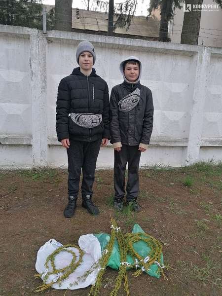 Як у Луцьку освячують вербу в храмі прикордонників. ФОТО