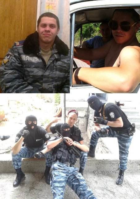 «Беркут» в соцмережах: зброя, м'язи і гола наречена. ФОТО