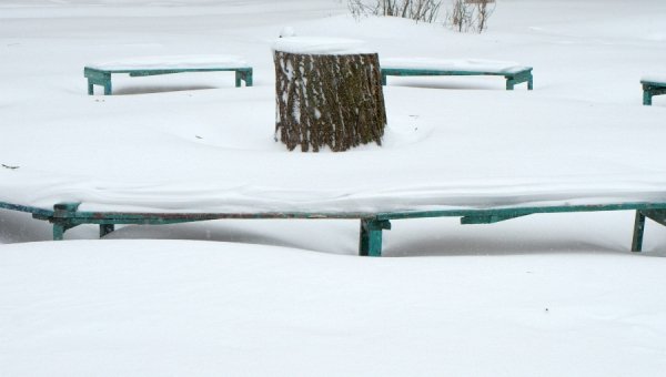 Снігопад у Луцьку. ФОТО