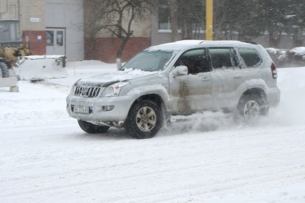 Снігопад у Луцьку. ФОТО