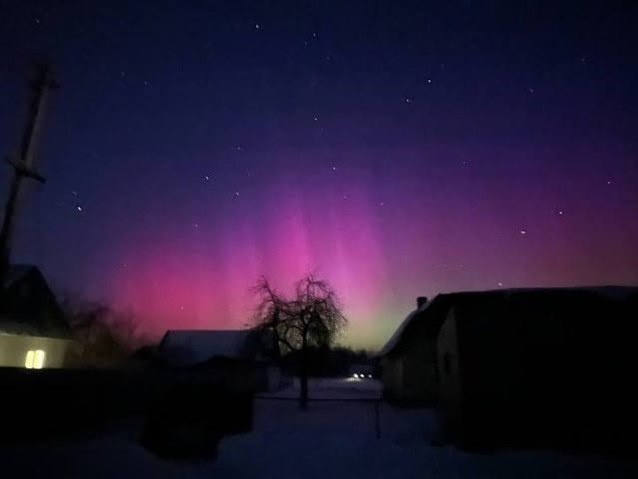 Волиняни другий день поспіль спостерігали Полярне сяйво