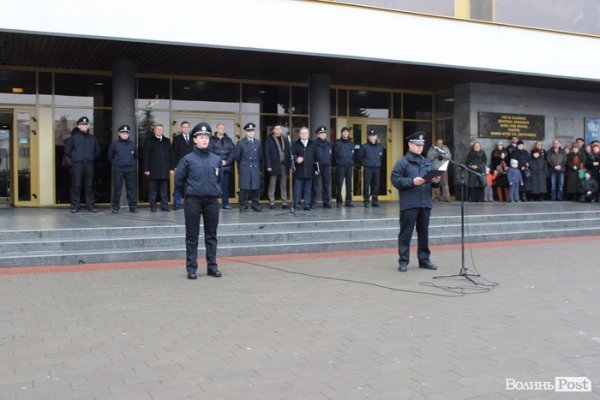 У Луцьку нові поліцейські склали присягу. ФОТО