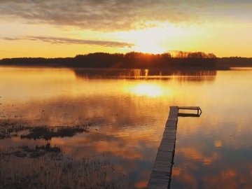 Опублікували відео Шацьких озер із висоти пташиного польоту