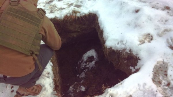 На Волині виявили копанки незаконного видобування бурштину. ФОТО