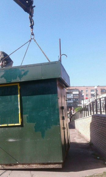 Муніципали знесли кіоски на Конякіна і Лесі Українки