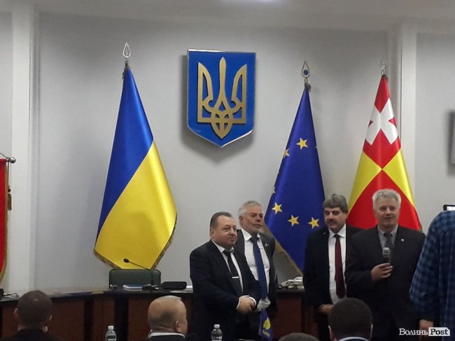Луцьк нагородив грамотами німецьких політиків. ФОТО