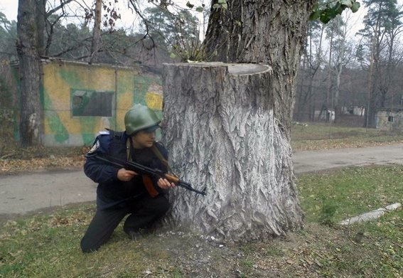 На Волині міліція тренувала дії в екстремальних ситуаціях
