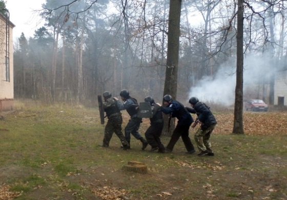 На Волині міліція тренувала дії в екстремальних ситуаціях