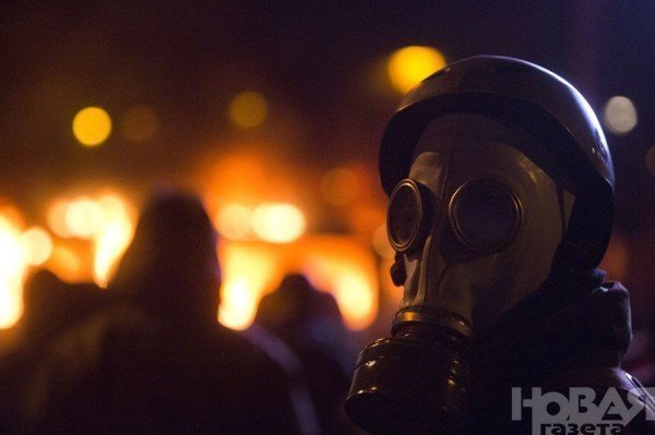 Вражаючі фото сутичок на Грушевського