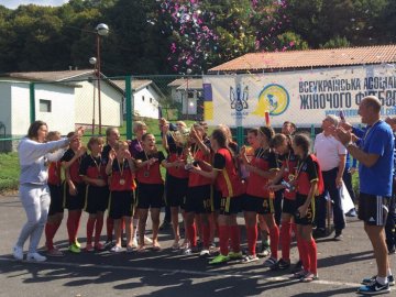 Волинські футболістки стали чемпіонками України. ФОТО