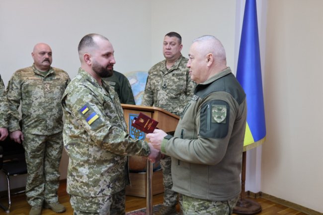 Троє прикордонників з Волині отримали державні нагороди. ФОТО