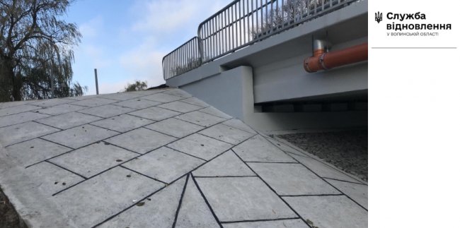 У селищі на Волині відремонтували 54-метровий міст, який збудували минулого століття