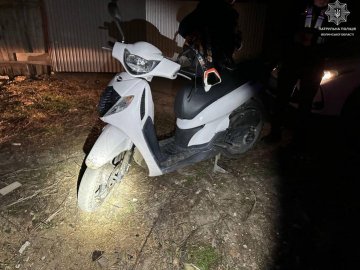 На Волині на 16-річного скутериста склали адмінматеріали